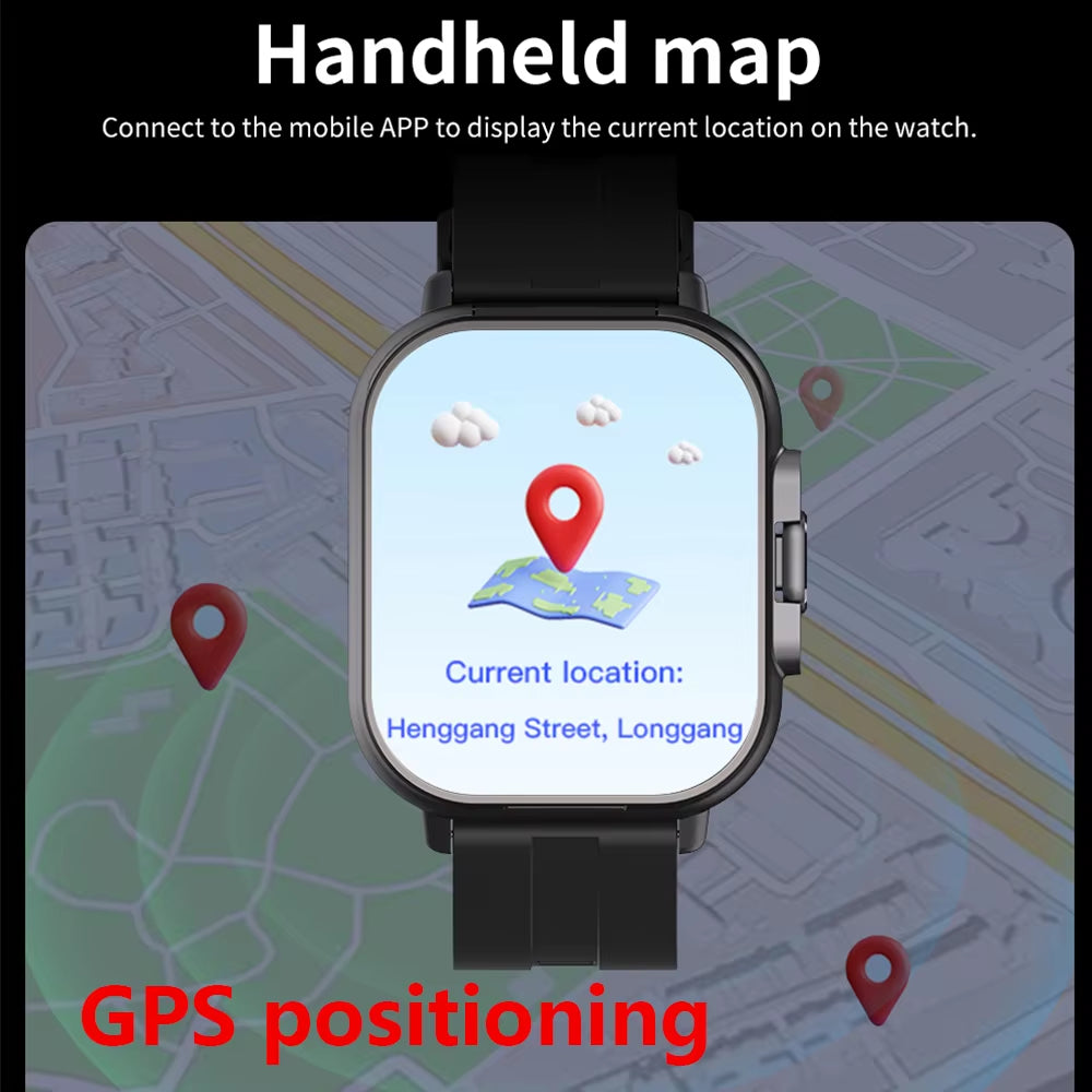 Montre connectée GPS TWS 2 en 1, Bluetooth, appels, fréquence cardiaque, pression artérielle, surveillance de la santé, écouteurs, lecture de musique